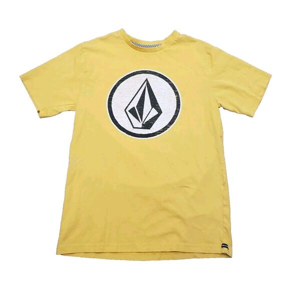 Volcom Stone Shirt Boys XL Yellow - Picture 1 of 3